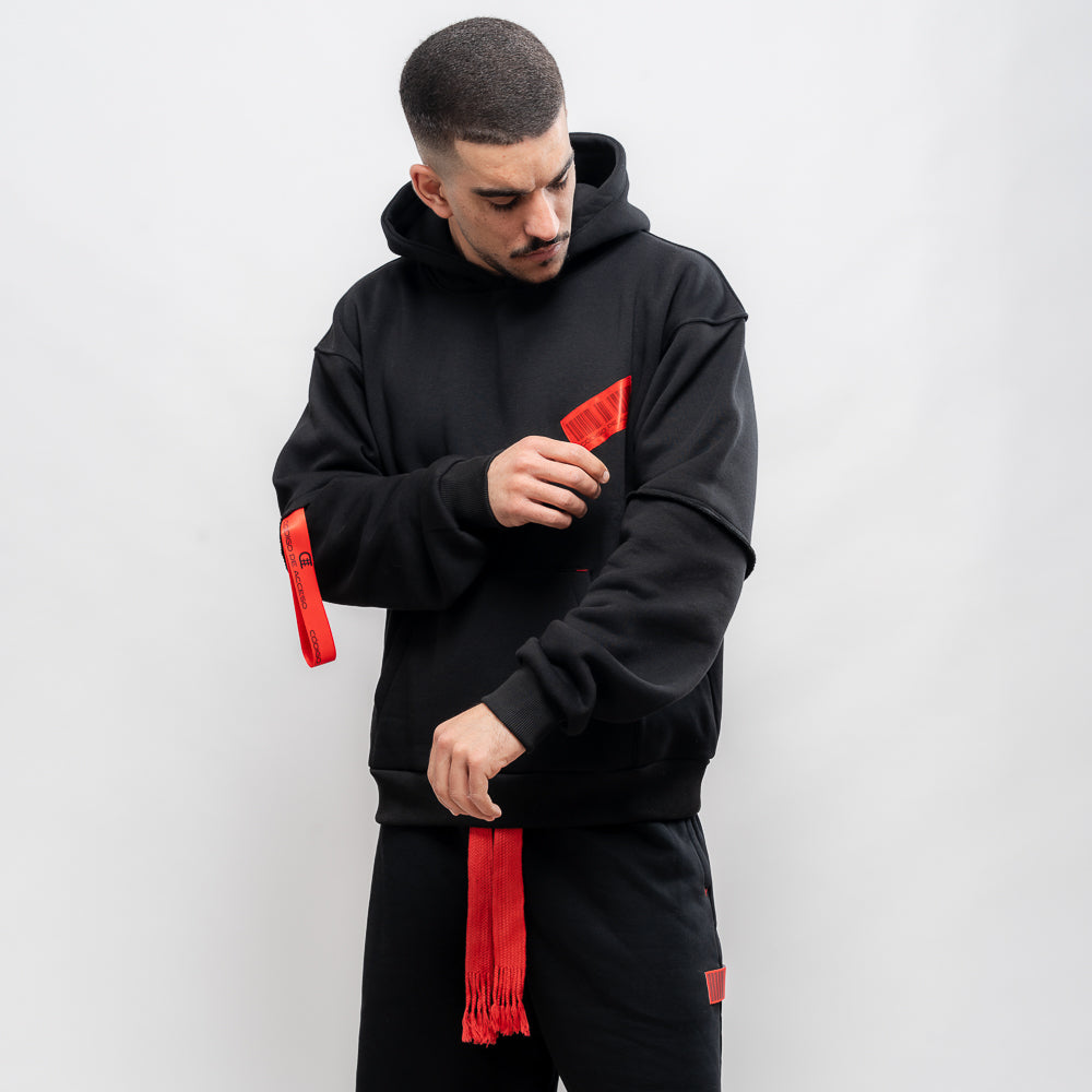 Laceback קפוצ'ון שחור