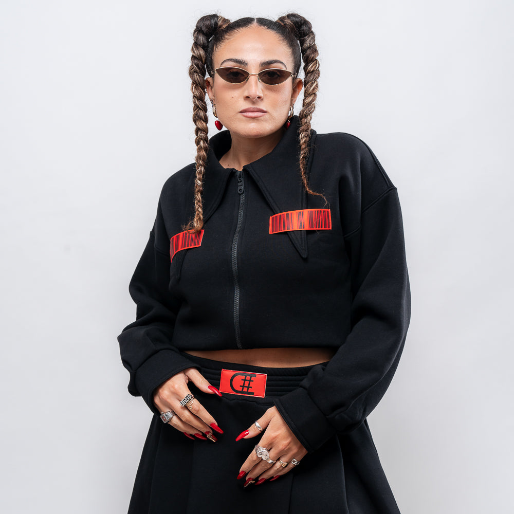 קפוצ'ון שחור Neckdom