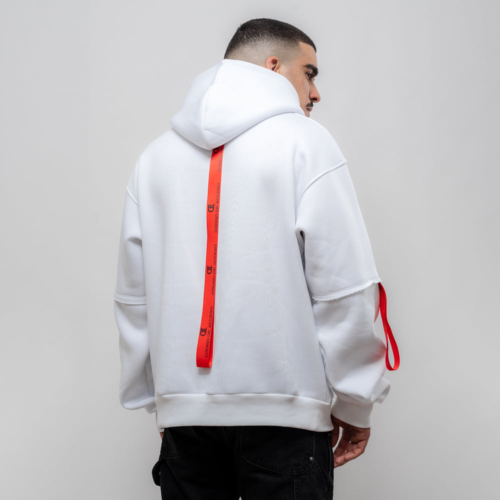 Laceback קפוצ'ון לבן