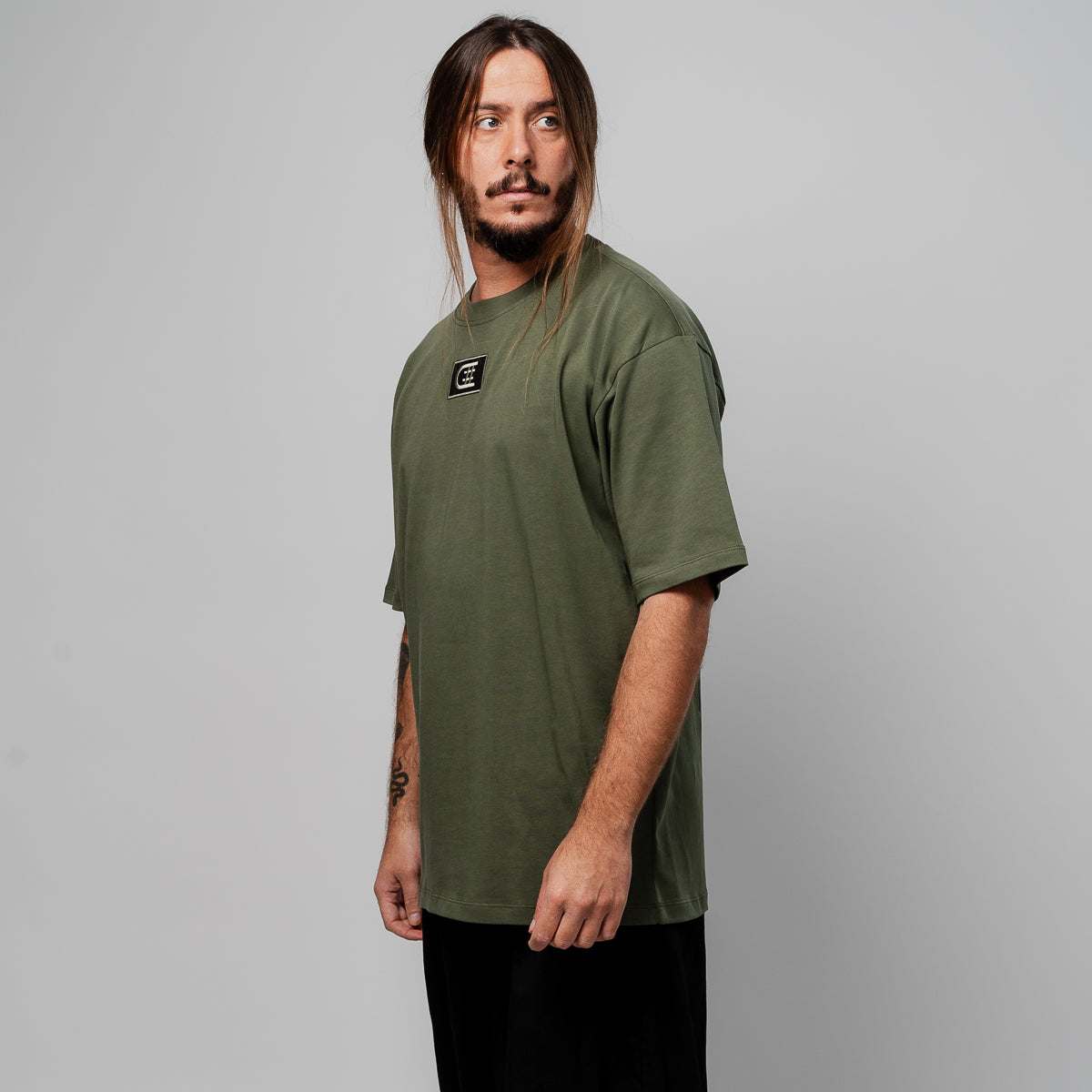 חולצת אוברסייז דואט ירוקה