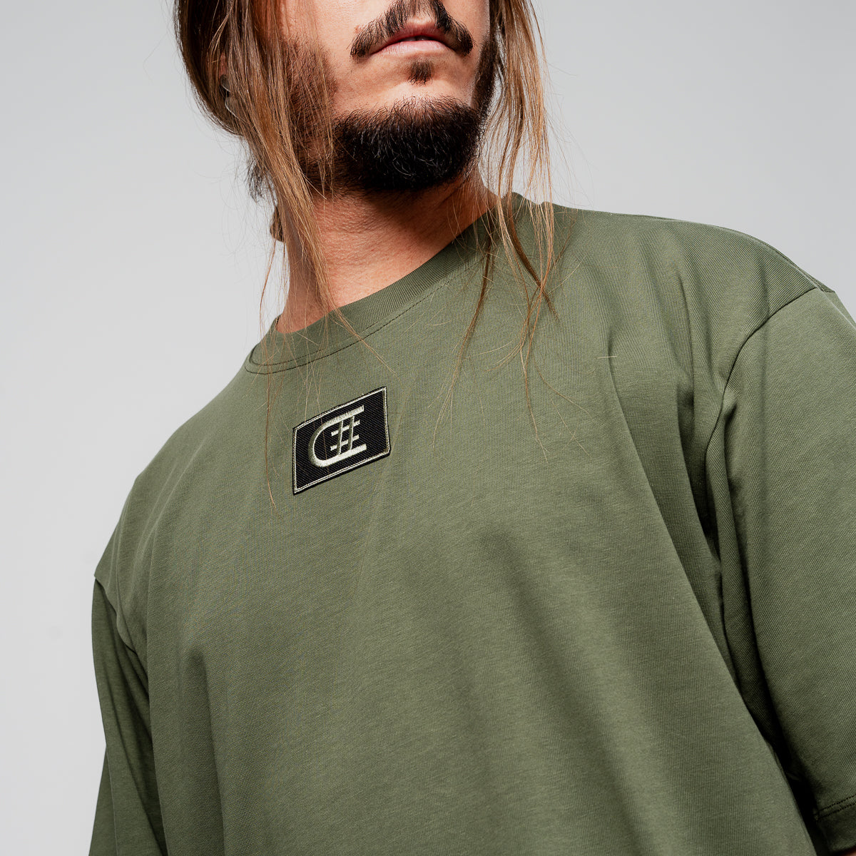 חולצת אוברסייז דואט ירוקה