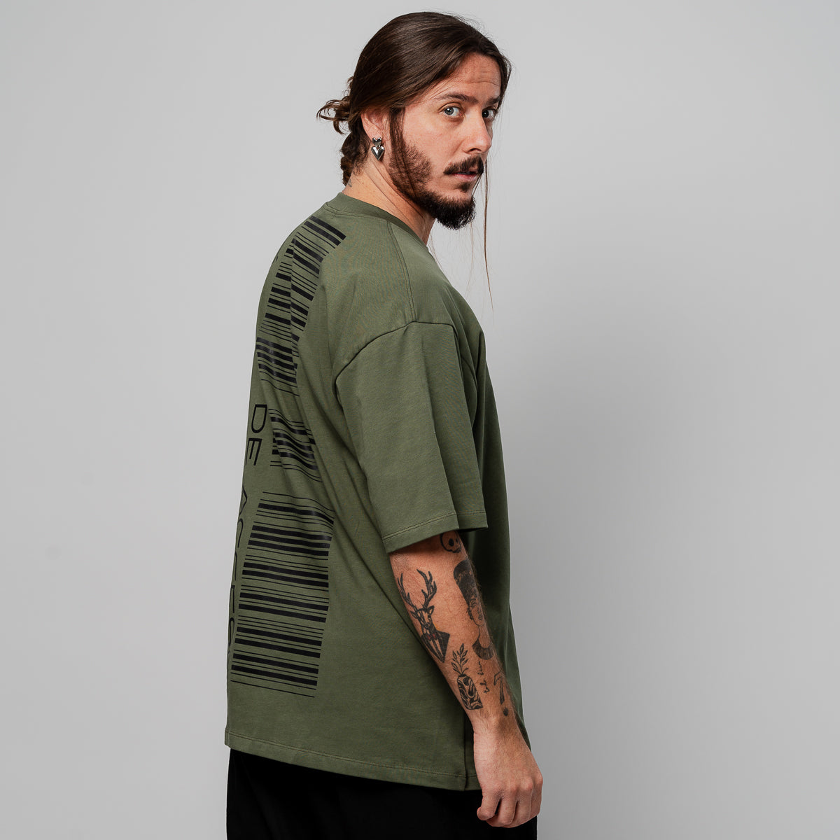 חולצת אוברסייז דואט ירוקה