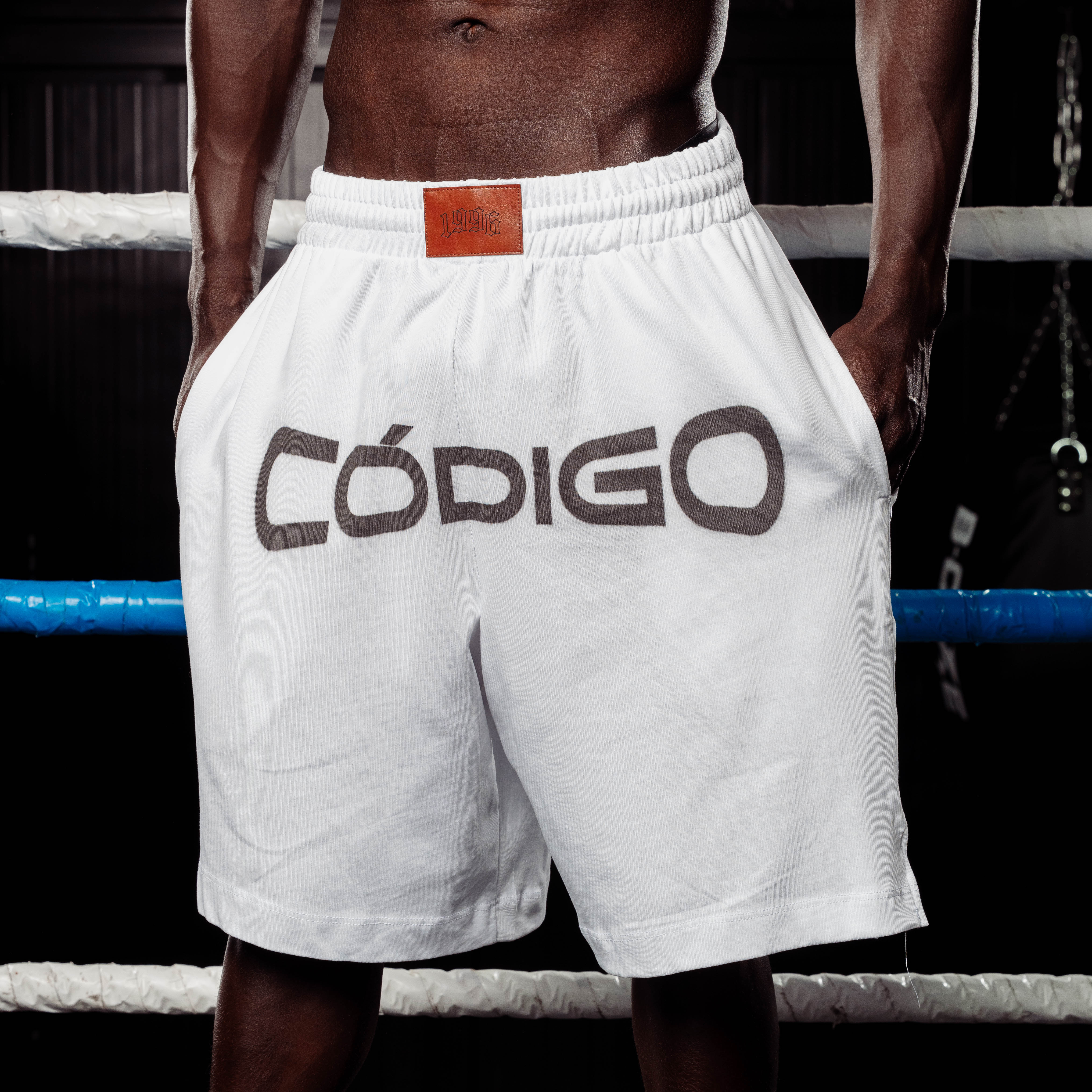 CO’DIGO 1996 SHORTS white