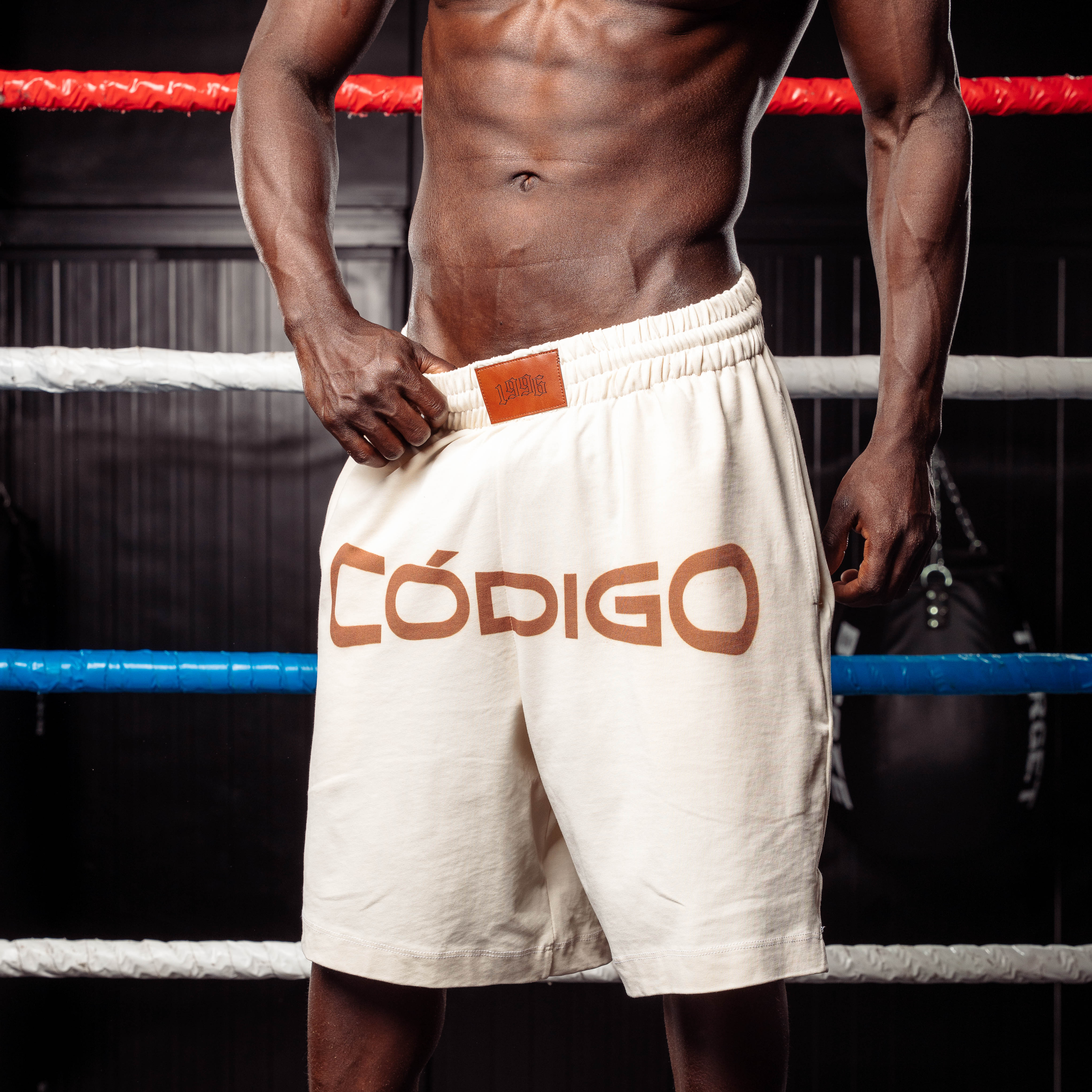 CO’DIGO 1996 SHORTS Cream