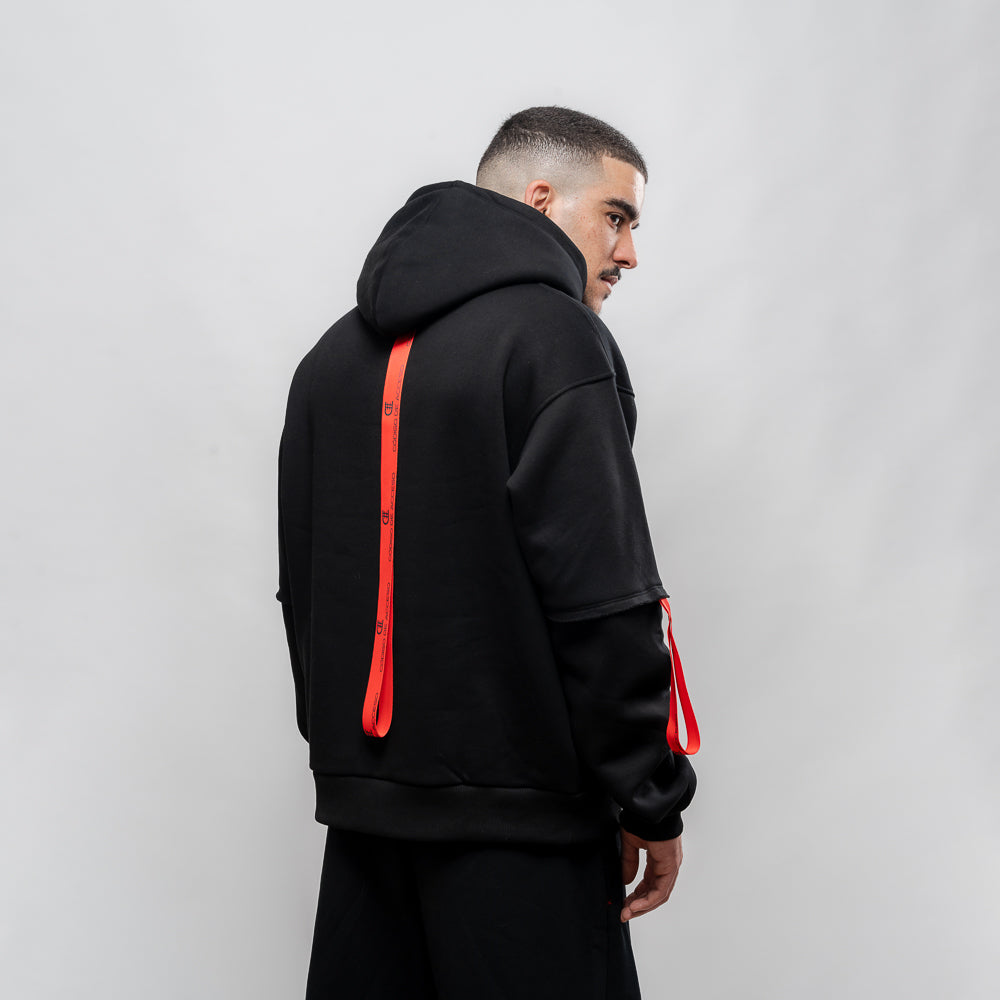 Laceback קפוצ'ון שחור